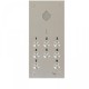 BPT VRA/1-10 flush mounted VR audio panel for system 200 with call button options - DISCONTINUED