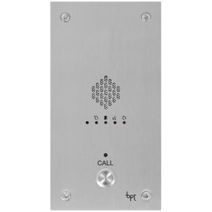 BPT VRA300/1-9flush mounted VR audio panel with call button options for system 300