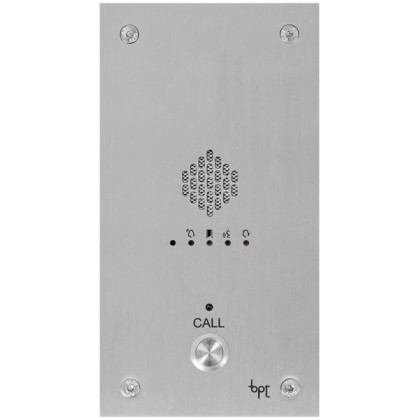 BPT VRA300/1-9flush mounted VR audio panel with call button options for system 300