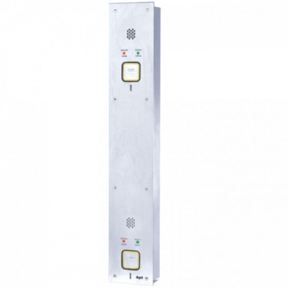 BPT VRVPDDA.01/DUAL VR DDA flush mounted dual height video entry panel with prox cutout with 1 button - DISCONTINUED