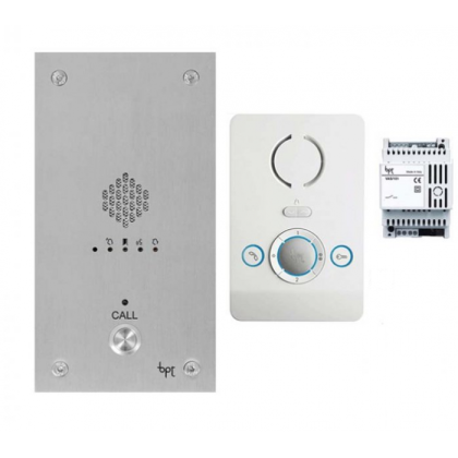BPT VRPW1 video access control kit - 1 way, 1 button to Perla white video monitor(s) - DISCONTINUED